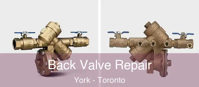  Back Valve Repair York - Toronto