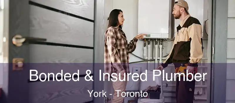  Bonded & Insured Plumber York - Toronto