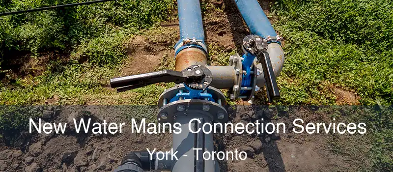  New Water Mains Connection Services York - Toronto