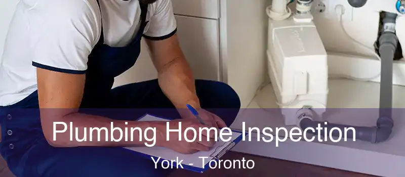  Plumbing Home Inspection York - Toronto